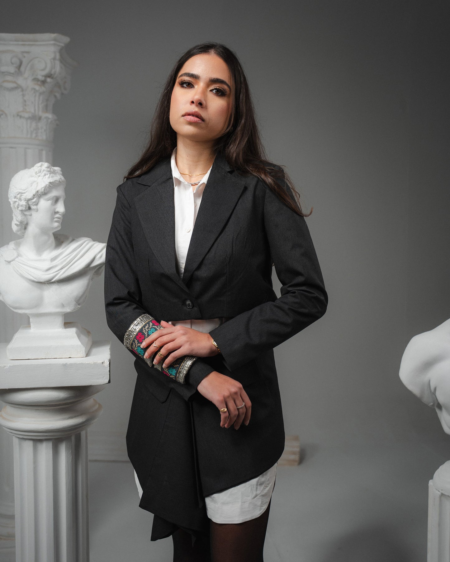 The Obsidian Poised Blazer