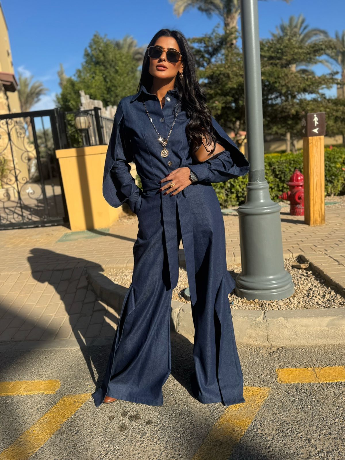 Midnight denim set